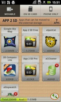 App 2 SD Pro -     