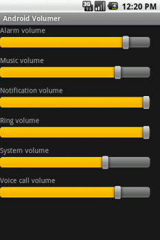 Android Volumer - настраиваем громкость