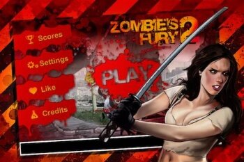 Zombie's Fury 2 - рубим зомби