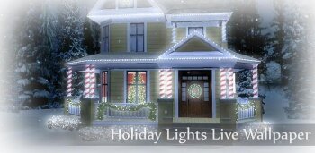 Holiday Lights Live Wallpaper - новогодние живые обои