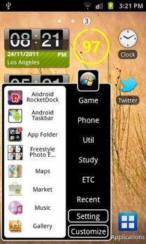 Taskbar in Android Pro -     Windows