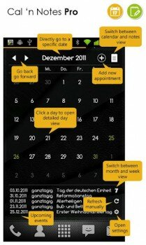 Calendar and Notes Pro -   