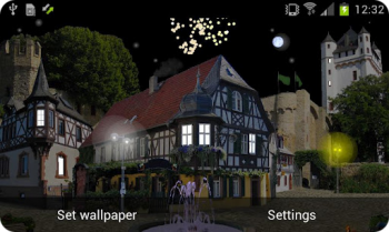 Castle Square Live Wallpaper -   
