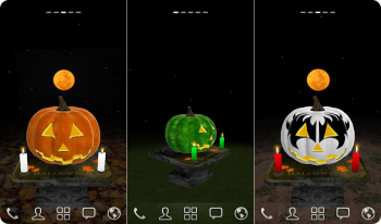 3D Halloween Pumpkin Wallpaper -    