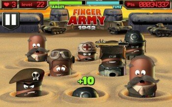Finger Army 1942 - веселая игра