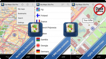 City Maps 2Go Pro Offline Maps - качественные карты с путеводителями