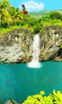 3D Waterfall Live Wallpaper HD -    