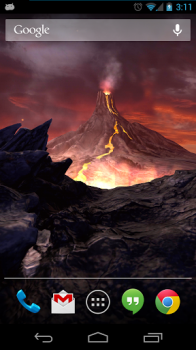 Volcano 3D Live Wallpaper -    
