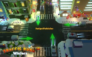 Traffic Rush Winters 3D -    