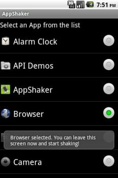 AppShaker для андроид