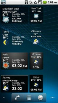 World Weather Clock Widget - виджет погоды