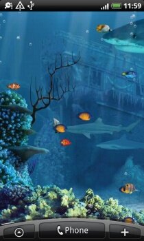 Shark Reef Live Wallpaper - обои с акулами