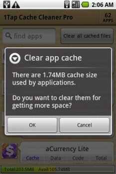 1Tap Cache Cleaner -   