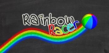Rainbow Racer - не даём упасть мячику