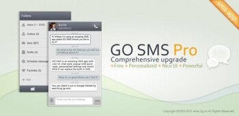 GO SMS Pro - удобная смс программа