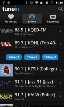 TuneIn Radio Pro - лучший каталог радиостанций