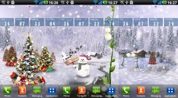 Christmas Snow Pro Live Wallpaper - новогодние живые обои