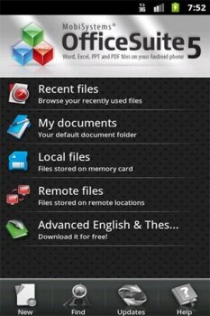 OfficeSuite Pro 6 - хороший офис на андроид