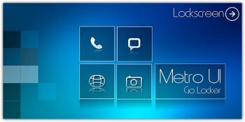 Metro UI GO Locker HD -   Windows 8