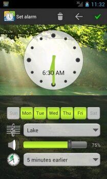 Nature Sounds Alarm Clock - просыпайтесь под звуки природы