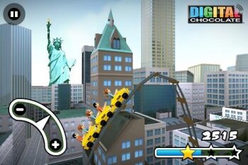 3D Rollercoaster Rush New York - американские горки