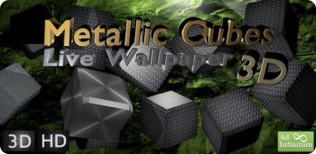 Metallic Cubes Live Wallpaper -   