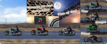 RadiantWalls HD - Lone Rider - мото круиз обои