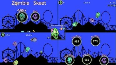 Zombie Skeet - игра на реакцию