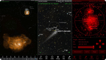 SkySafari Pro - отображение ночного неба и звезд