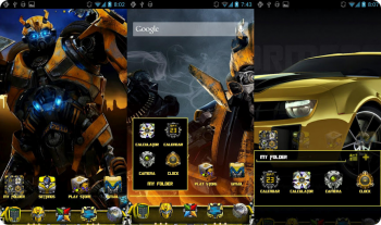 Transformers Bumblebee Theme - тема-трансформер