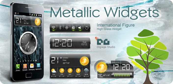 HD Metallic Widgets -  