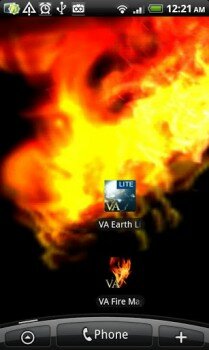 VA Fire Magic Wallpaper - пламенные обои