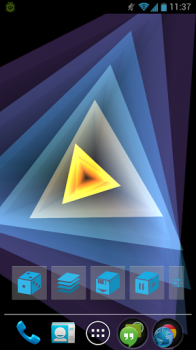 Trianglism Live Wallpaper - живые обои с абстракцией