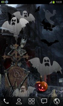 Хэллоуин живые обои 3D - всех с праздником