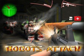 Robots Attack Shooter 3D - атака корабля